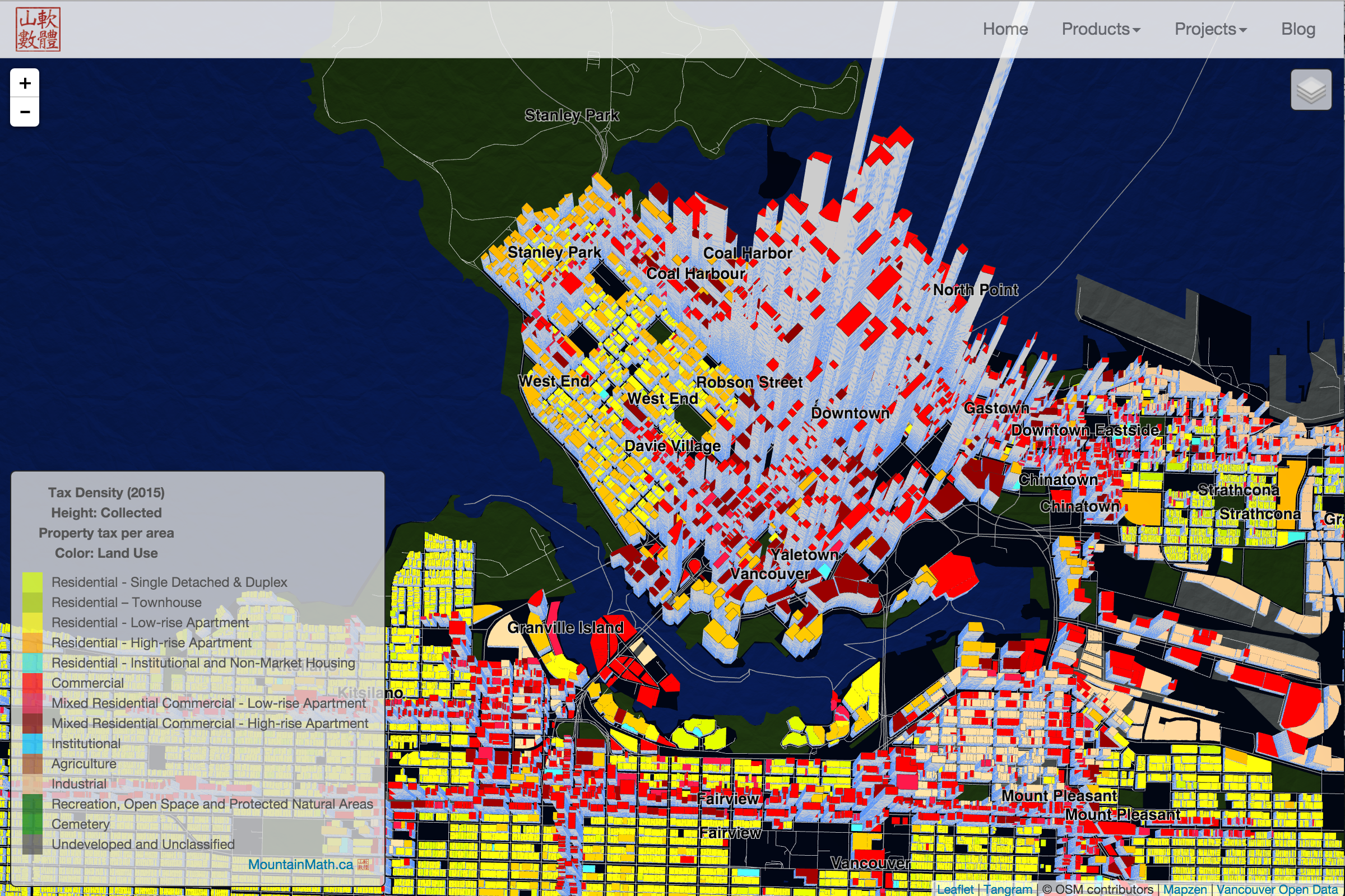 Vancouver Tax Density