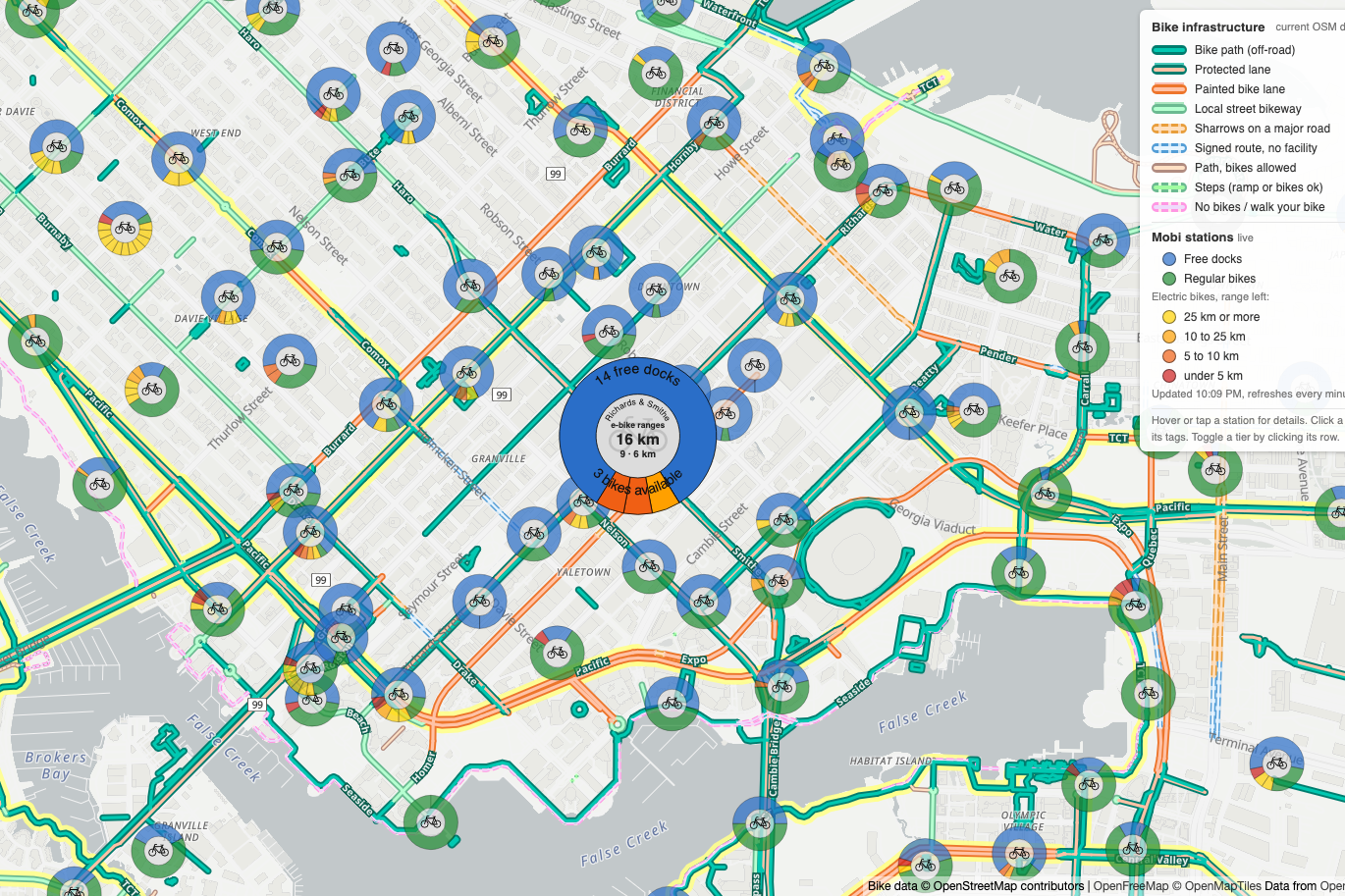 Mobi Bikeshare Map